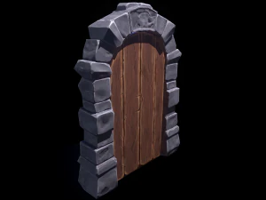 Dungeon Door 3D Model