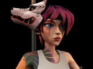 그릴그레이브즈톤 3D 모델