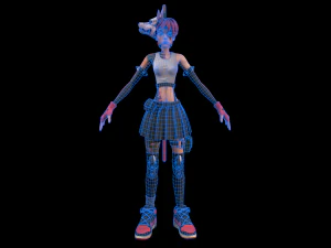 GrilGravesTone 3D Model