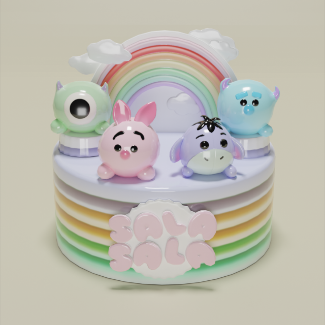Jelly Cake 3D 模型 .c4d .max .obj .3ds .fbx .stl .blend 