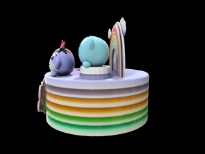 Jelly Cake 3D Model