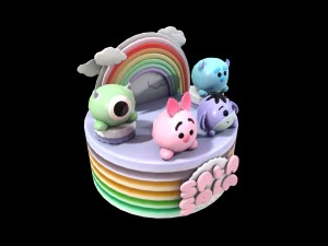 Jelly Cake 3D Model