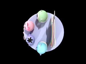 Jelly Cake 3D Model