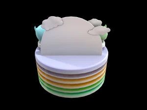 Jelly Cake 3D Model