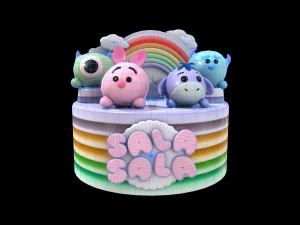 Jelly Cake 3D Model