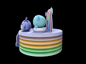 Jelly Cake 3D Model