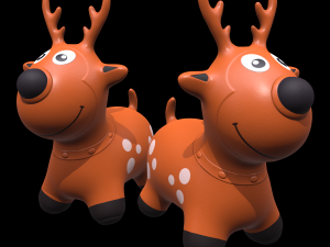 Jumping Deer 3D Модель
