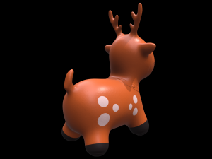 Jumping Deer Model 3D