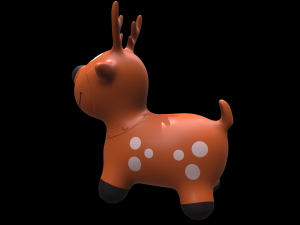 Jumping Deer Model 3D
