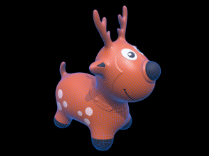 Jumping Deer Model 3D