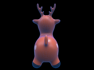 Jumping Deer Model 3D