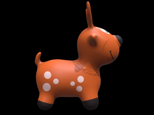 Jumping Deer Model 3D