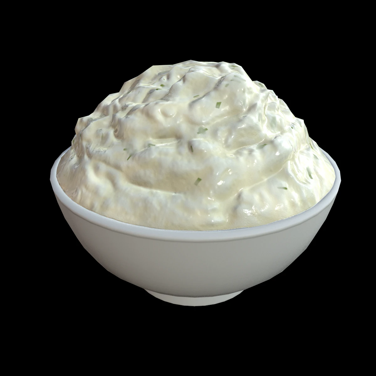 Mashed Turnips 3D Model .c4d .max .obj .3ds .fbx .stl .blend 