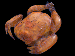 Roasted Chicken Modello 3D