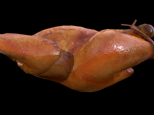 Roasted Chicken Modello 3D