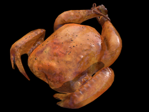 Roasted Chicken Modello 3D