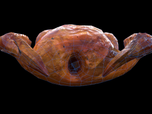 Roasted Chicken Modello 3D