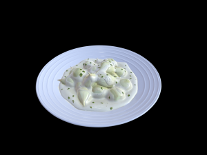Creamed Onions 3D 모델