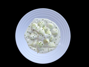 Creamed Onions 3D Model