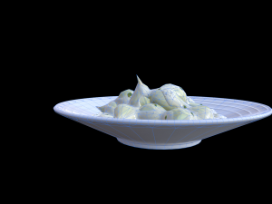 Creamed Onions 3D 모델