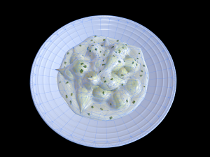 Creamed Onions 3D 모델