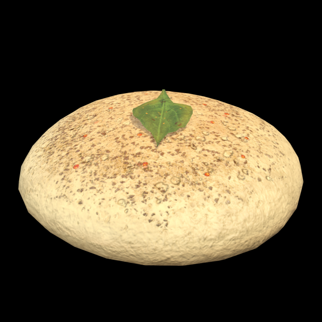 Idli 3D Model .c4d .max .obj .3ds .fbx .stl .blend