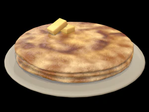 Parathas Modelo 3D