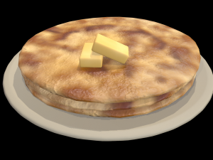 Parathas 3D Model