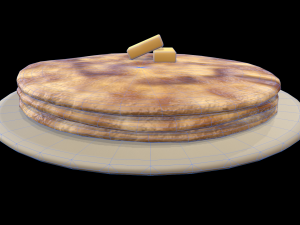 Parathas 3D Model