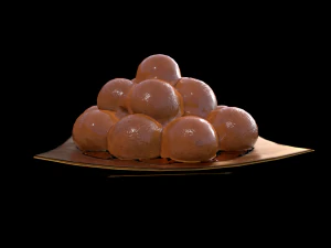 Galub Jamun 3D Model