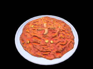 गाजर का हलवा 3D मॉडल