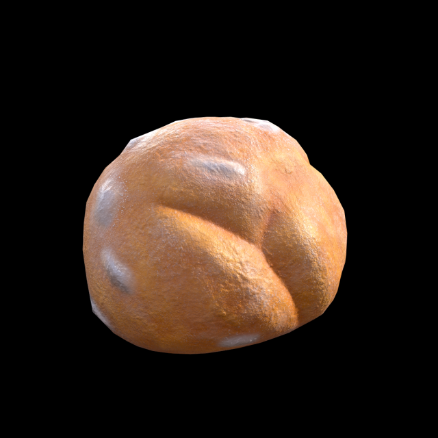 CreamPuff Model 3D .c4d .max .obj .3ds .fbx .stl .blend