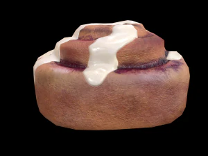 Bun BlueBerry 3D Model