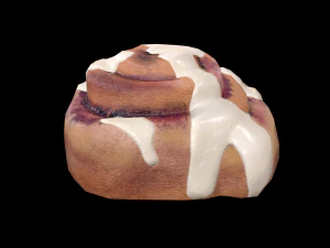 Bun BlueBerry 3D Model