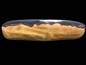 Chocolate Eclair 3D Model