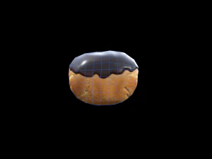 Chocolate Eclair 3D Model