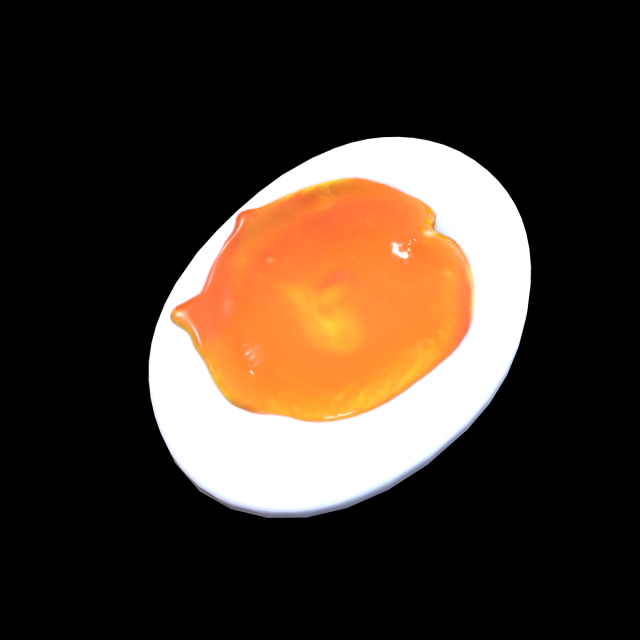 Egg Halfboiled Modelo 3D .c4d .max .obj .3ds .fbx .stl .blend 