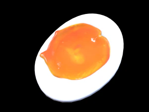 Huevo Medio Cocido Modelo 3D