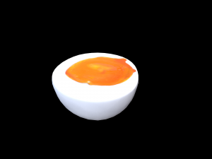 Egg Halfboiled Modelo 3D