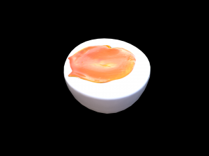 Egg Halfboiled Modelo 3D