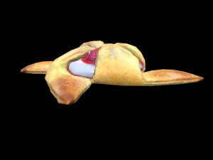 Raspberry Pastry 3D Model