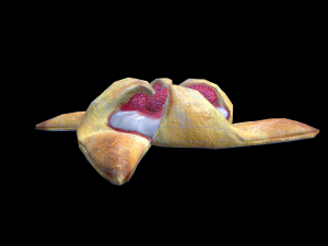 Raspberry Pastry Modèle 3D