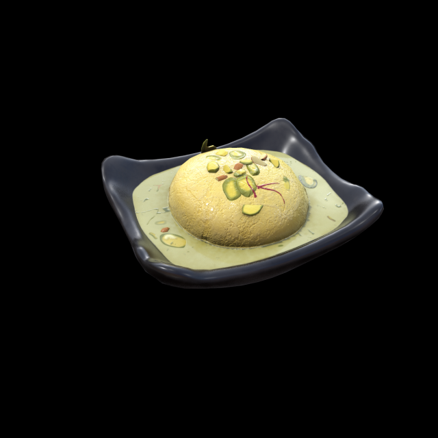 Ras Malai Model 3D .c4d .max .obj .3ds .fbx .stl .blend 