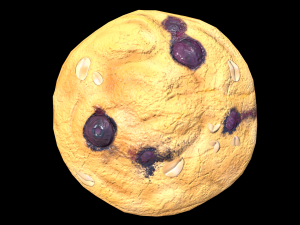 Blueberry Muffin 3D Model