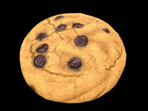 ChocolateChip Cookie 3D Model