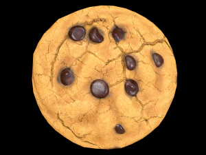 ChocolateChip Cookie 3D Model
