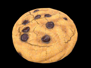 ChocolateChip Cookie 3D Model