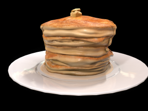 Pancake 3D Modell