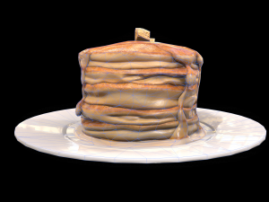 Pancake 3D Modell