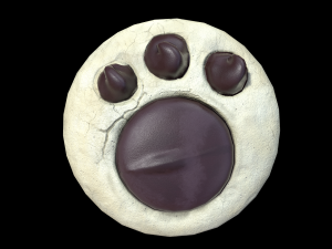 Paw Cookie 3D Model